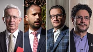 Álvaro Uribe, Diego Cadena, Ivan Cancino y Ivan Cepeda