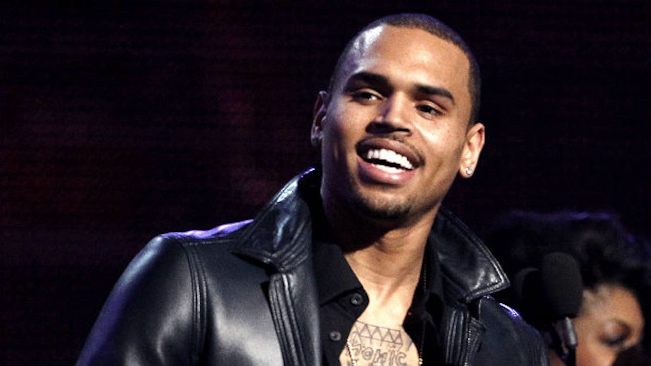 Chris Brown. Cantante y novio de Rihanna.