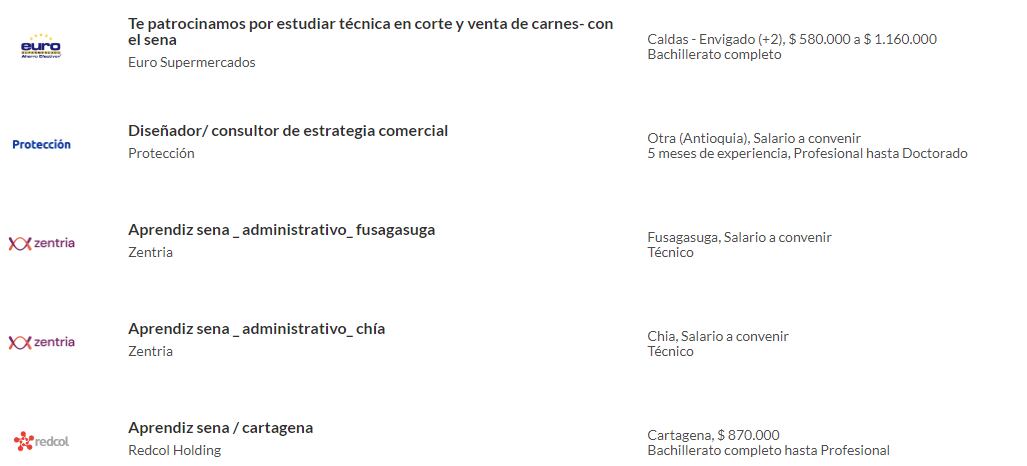 Para aplicar a estas y otras ofertas ingrese en: https://www.semana.com/empleos/