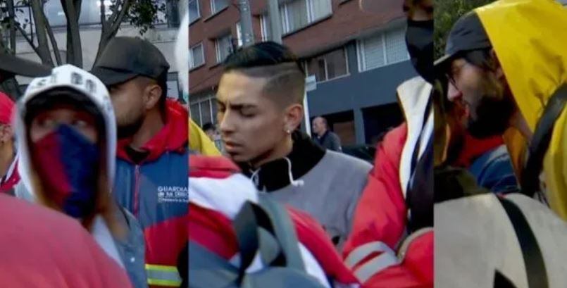 Esta es la imagen de los presuntos agresores que divulgó Red + Noticias