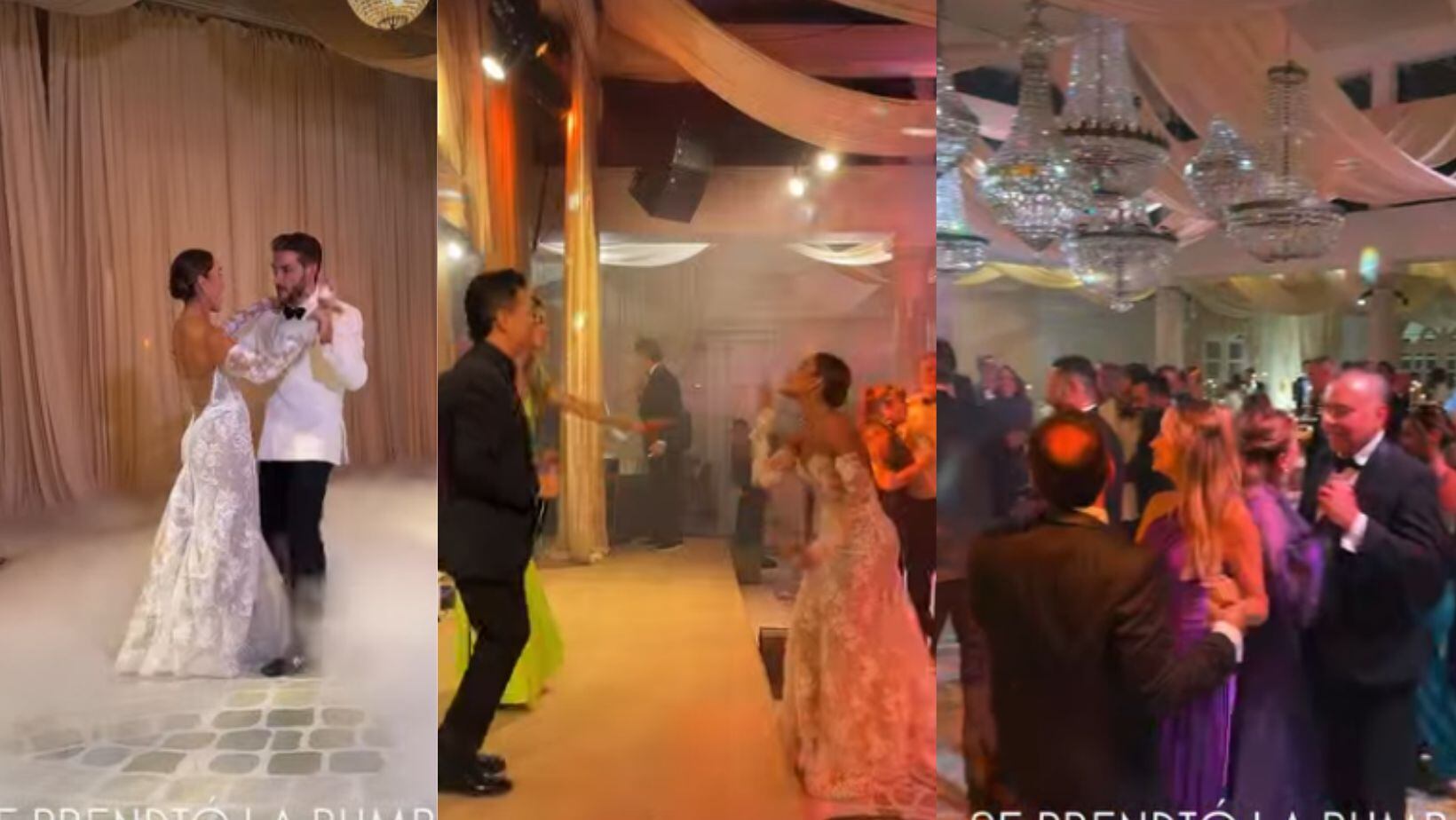 Así fue la lujosa boda de Sara Corrales en Medellín