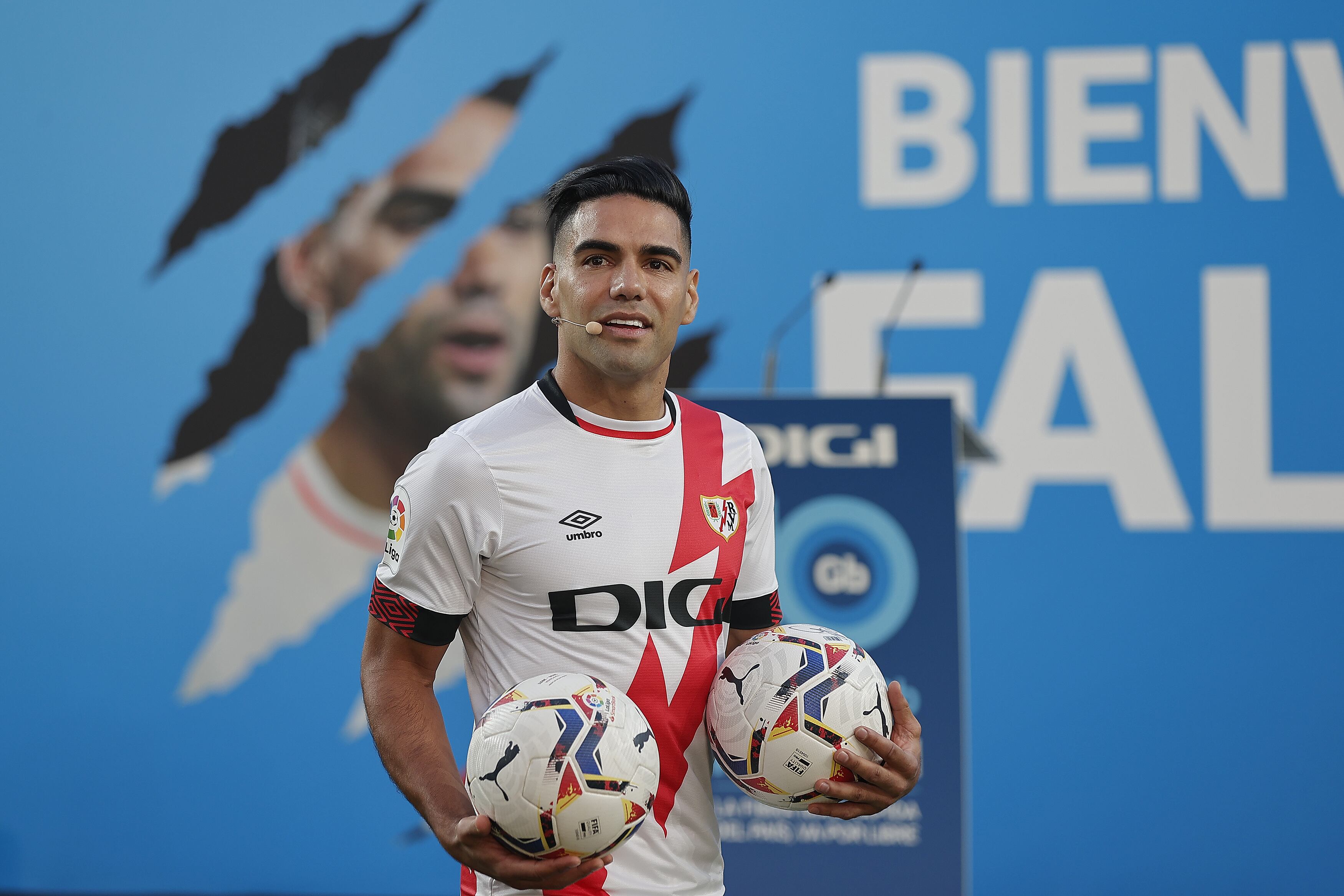 Falcao, nuevo jugador del Rayo Vallecano.