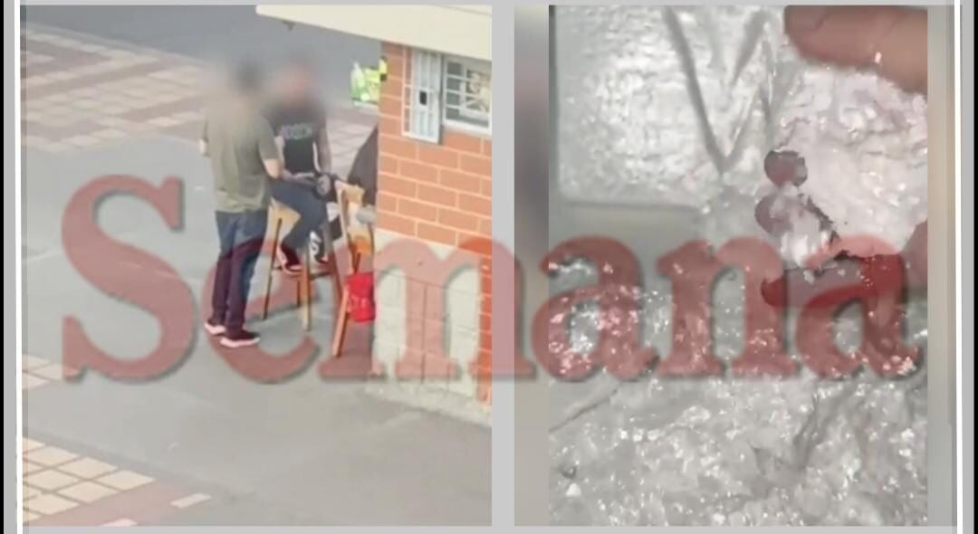 Los dos sujetos que aparecen en la imagen, según la Policía, son emisarios del cartel de Sinaloa, que se encontraban negociando cargamentos de cocaína.