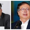 Francisco Palmieri embajador encargado y Gustavo Petro.