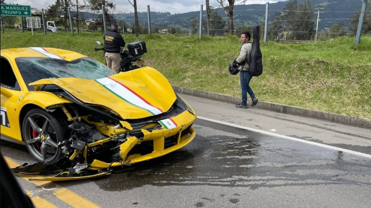 Accidente en vía La Calera-Sopó