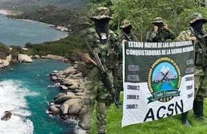 Parque Tayrona y las Autodefensas Conquistadoras de la Sierra Nevada.