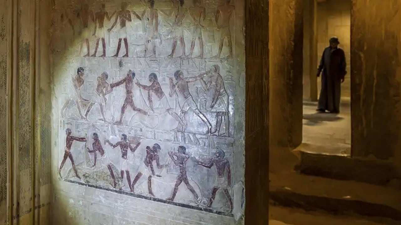 Tumba de Ptahhotep en Saqqara (foto de referencia), la misma necrópolis donde se ha hallado ahora la de Sekhentiu-Ptah.