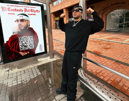 Ryan Castro estuvo en la ciudad de Bogotá promocionando su nuevo álbum.