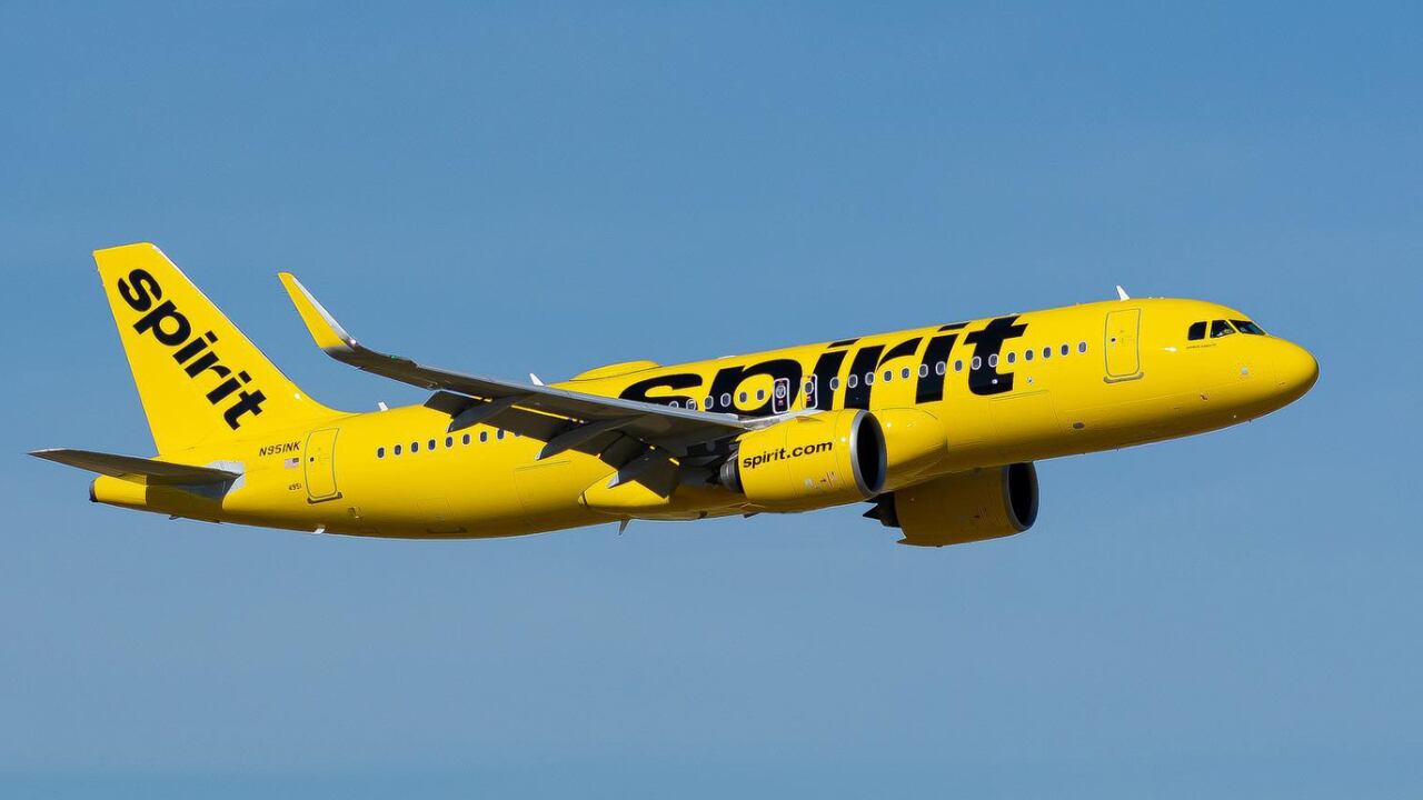Avión de Spirit Airlines