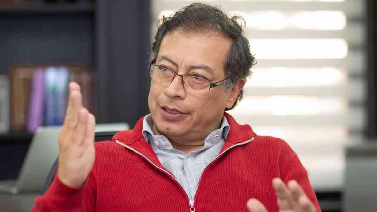 El senador Gustavo Petro, de la Colombia Humana.