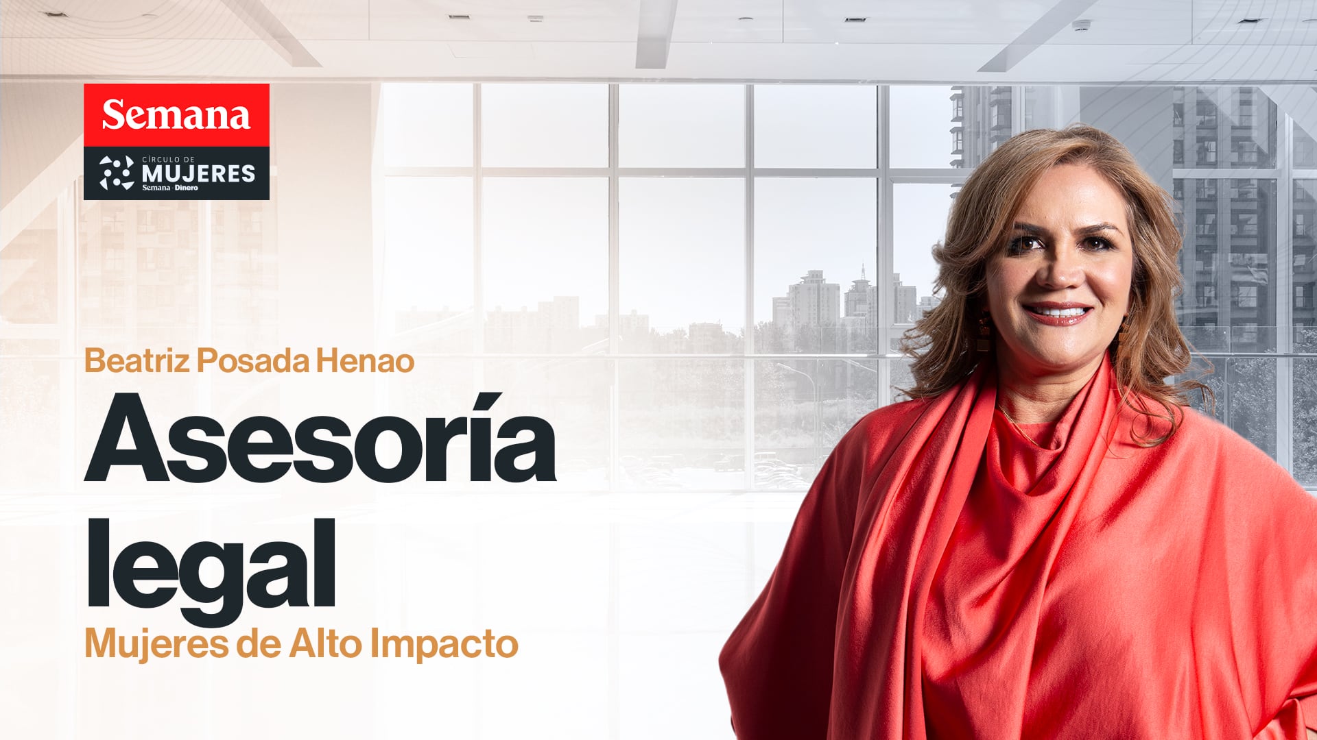 Beatriz Posada Henao, socia fundadora y CEO de Beatriz Posada Abogados & Asociados.