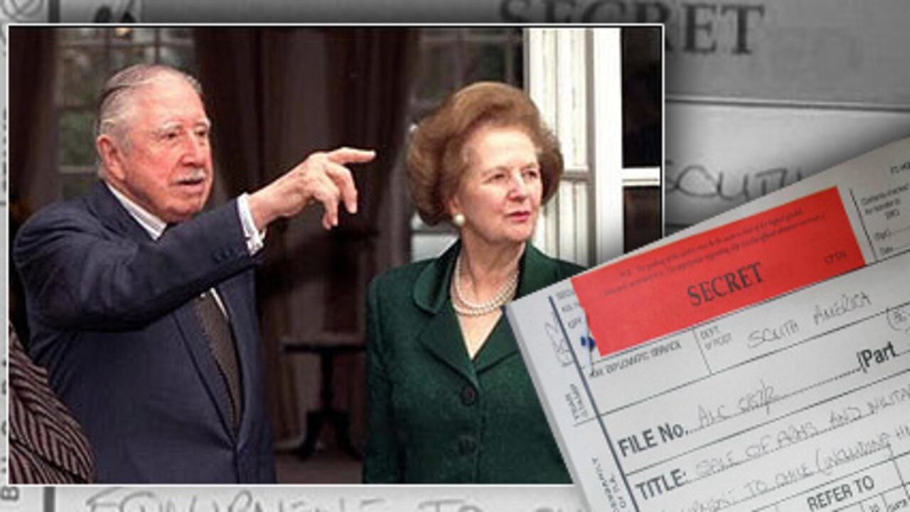 Thatcher fue una de las principales defensoras de Augusto Pinochet cuando fue detenido en Londres.