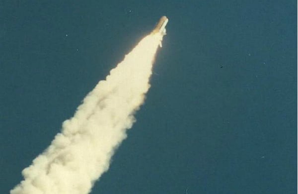 Fotografías inéditas del trasbordador Challenger 