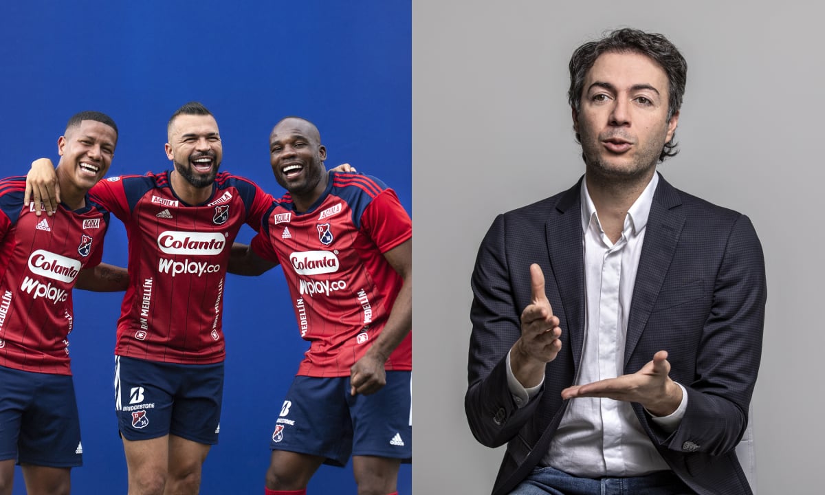 Independiente Medellín y Daniel Quintero, alcalde de Medellín. Foto: Prensa Independiente Medellín//Publicaciones Semana/Juan Carlos Sierra