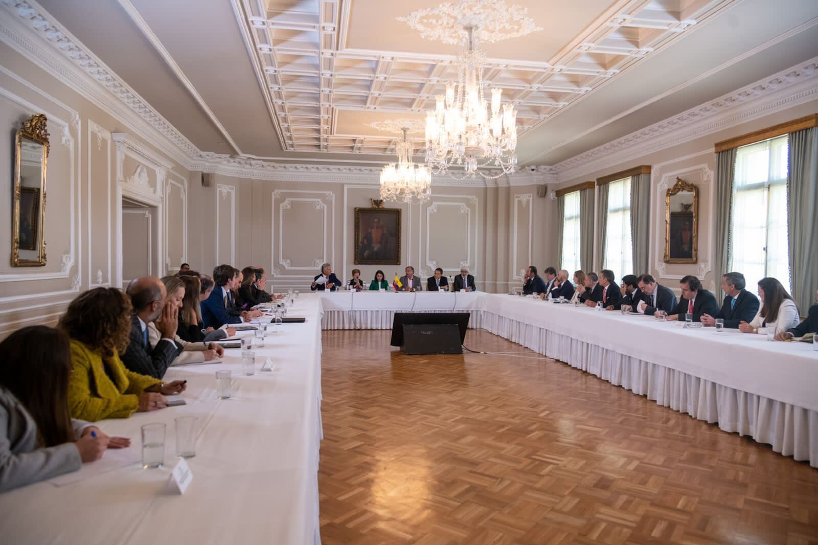 Reunión Gustavo Petro con el Consejo Gremial Nacional.