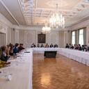 La reforma tributaria fue uno de los temas principales de esta reunión.