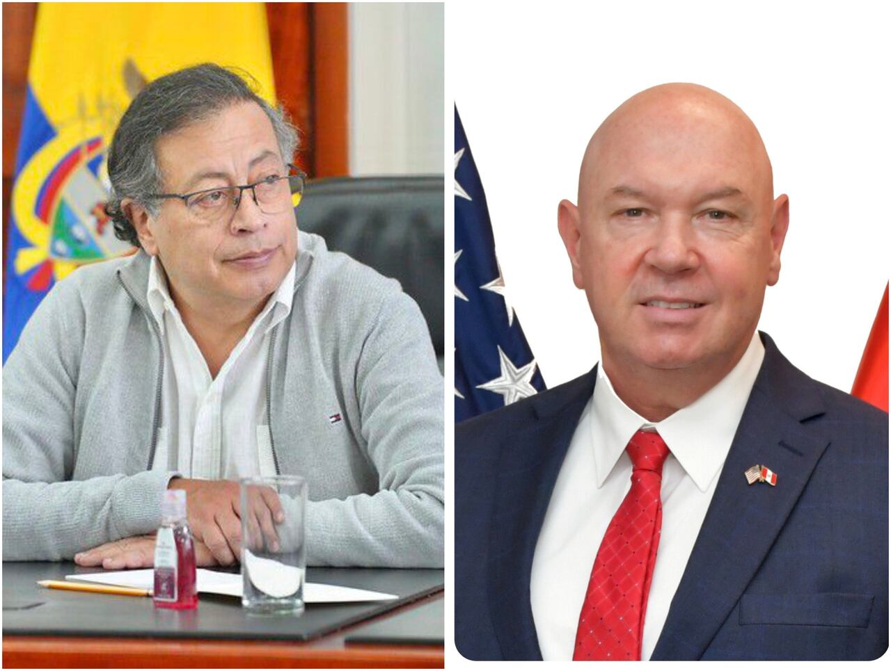 Gustavo Petro y John McNamara