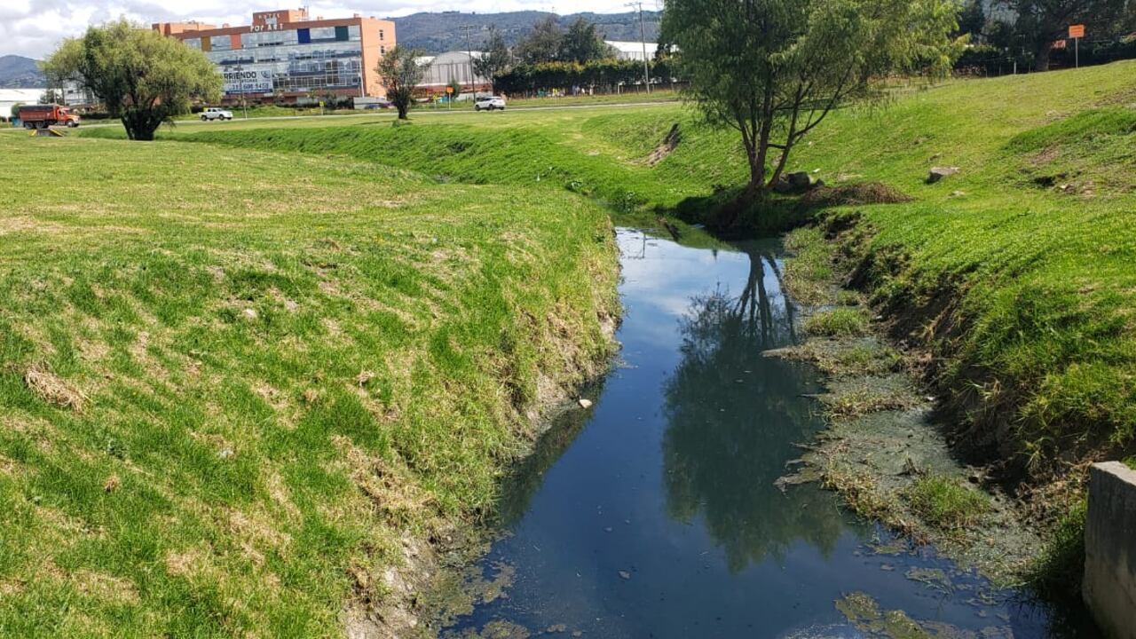 Quebrada la Chucua, ubicada en el municipio de Tocancipá, en la cuenca alta del río Bogotá.
