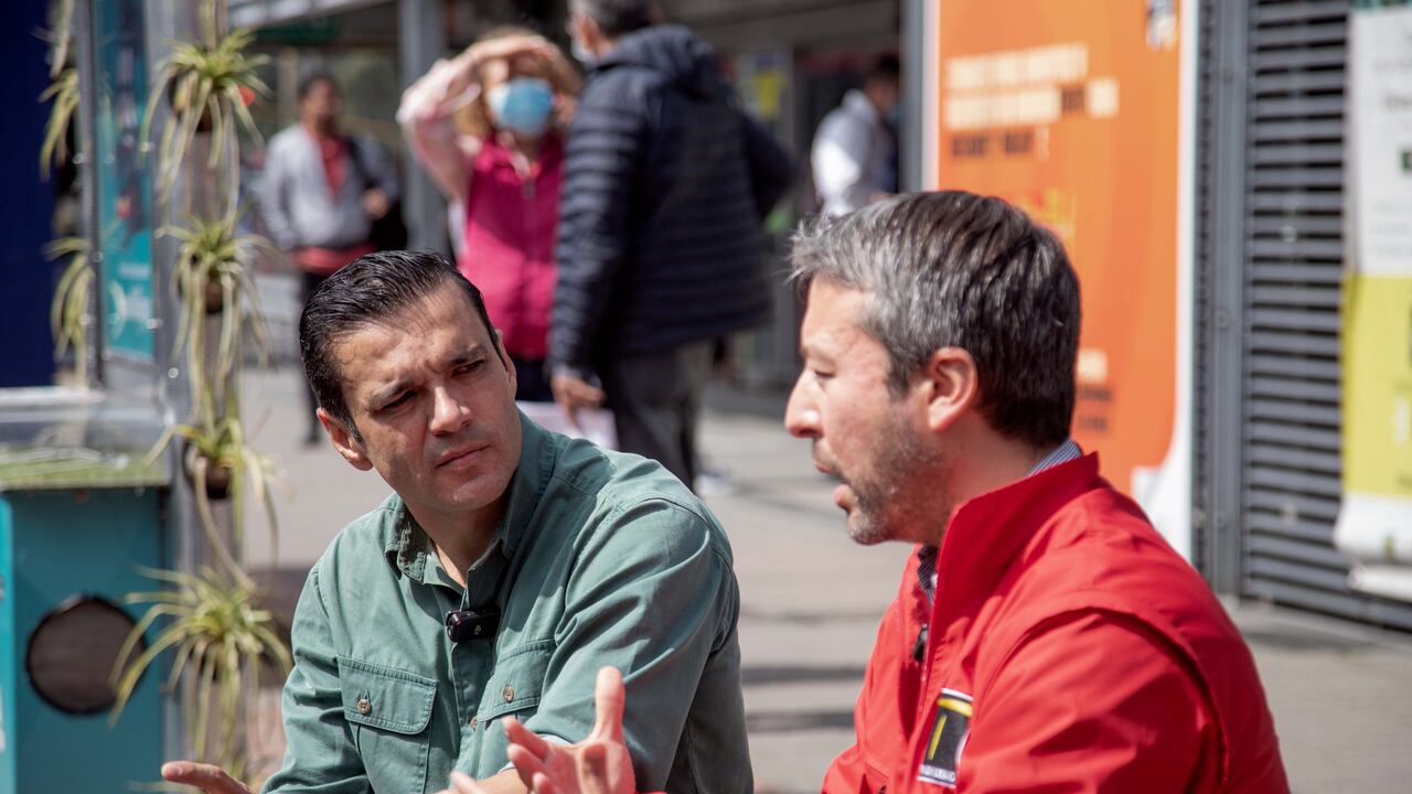 Juan Diego Alvira y Álvaro José Rengifo Gerente General de Transmilenio
