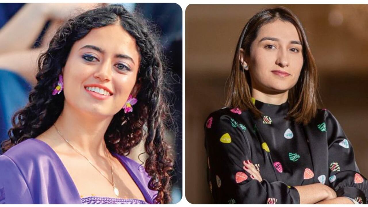 Sofía Petro y Laura Sarabia.