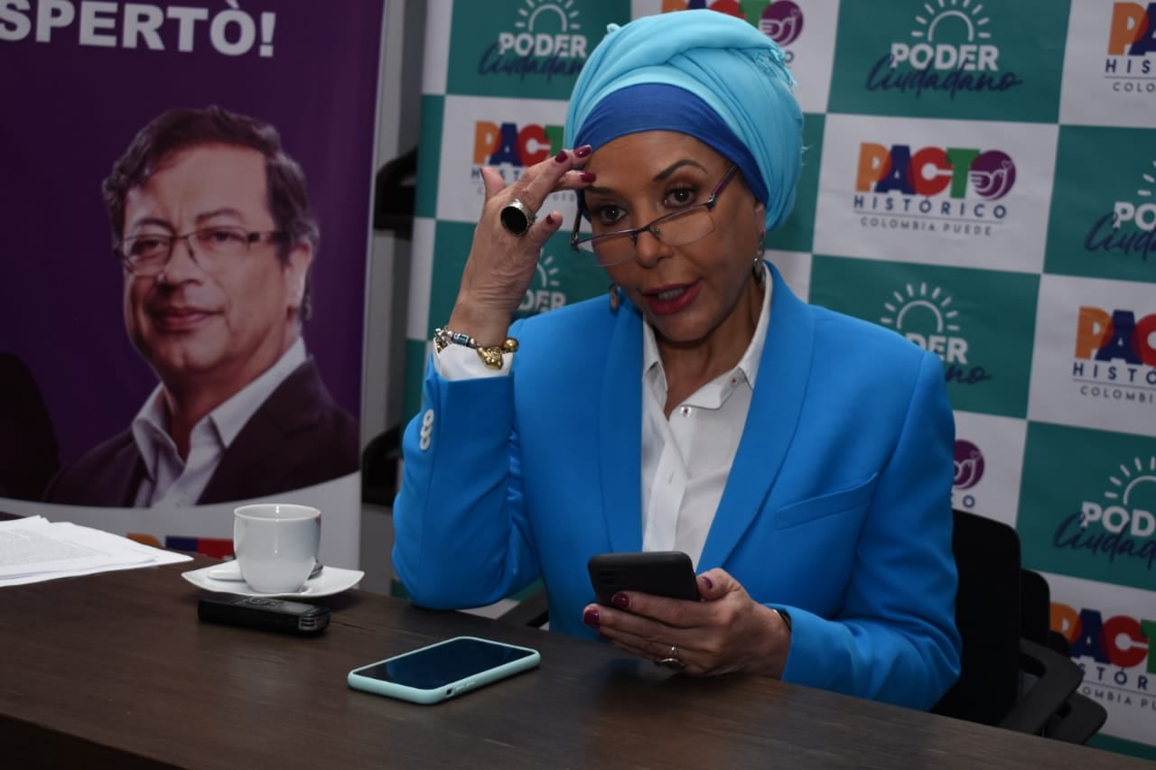 Piedad Córdoba ha sido relacionada con el escándalo de Alex Saab.