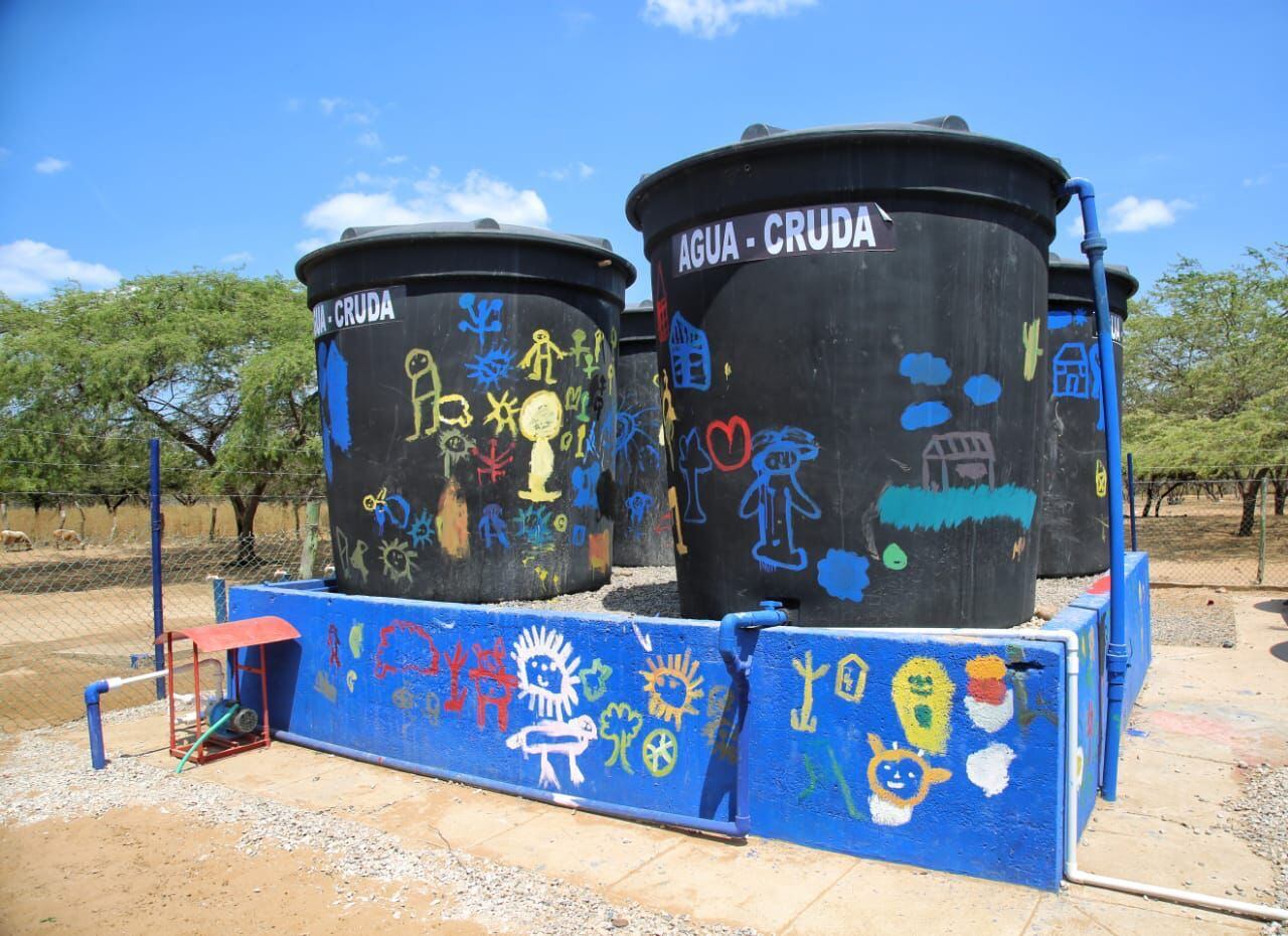 pozos de Mapashira e Ishishon en La Guajira.