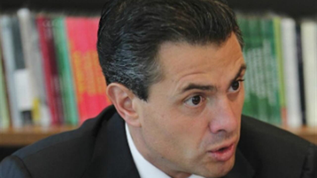 El ganador de las elecciones presidenciales mexicanas por el Partido Revolucionario Institucional (PRI), Enrique Peña Nieto.