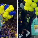 El homenaje de los hinchas de Al Nassr a Ospina.