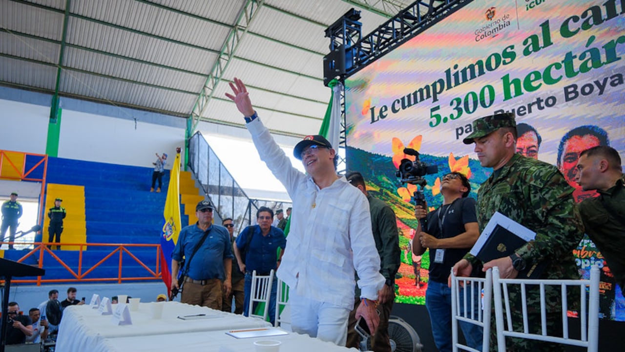 El presidente Gustavo Petro dio un llamativo discurso en un evento regional que lideró en Puerto Boyacá.