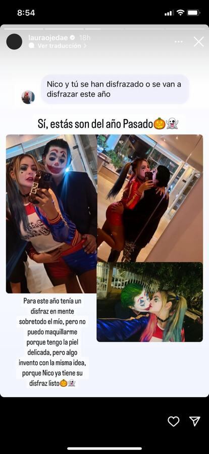 Laura Ojeda mostró los disfraces que usaron el año pasado