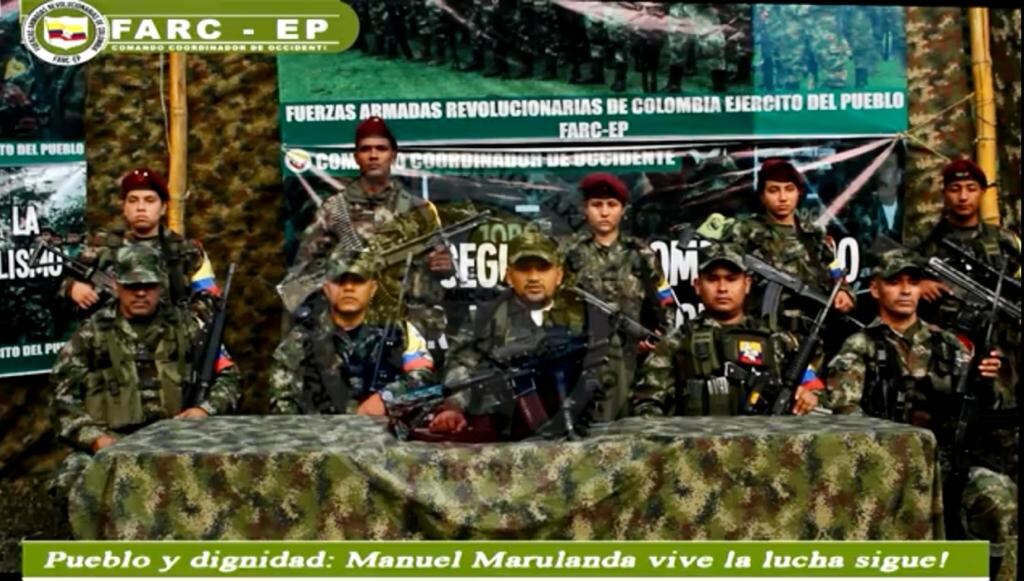 En un video publicado, integrantes de las disidencias de Farc hicieron varios reclamos al presidente Gustavo Petro.