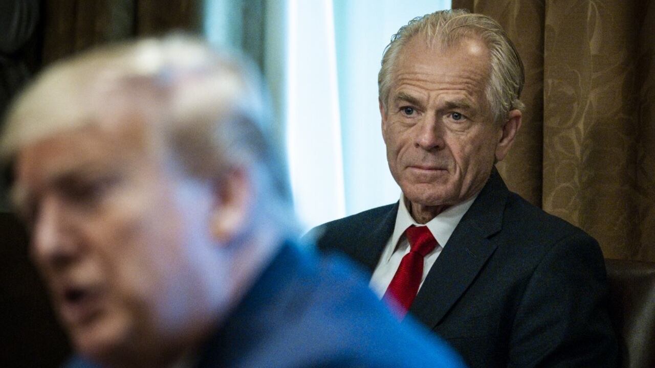 Peter Navarro fue el director de comercio de la Casa Blanca cuando Donald Trump era presidente de Estados Unidos