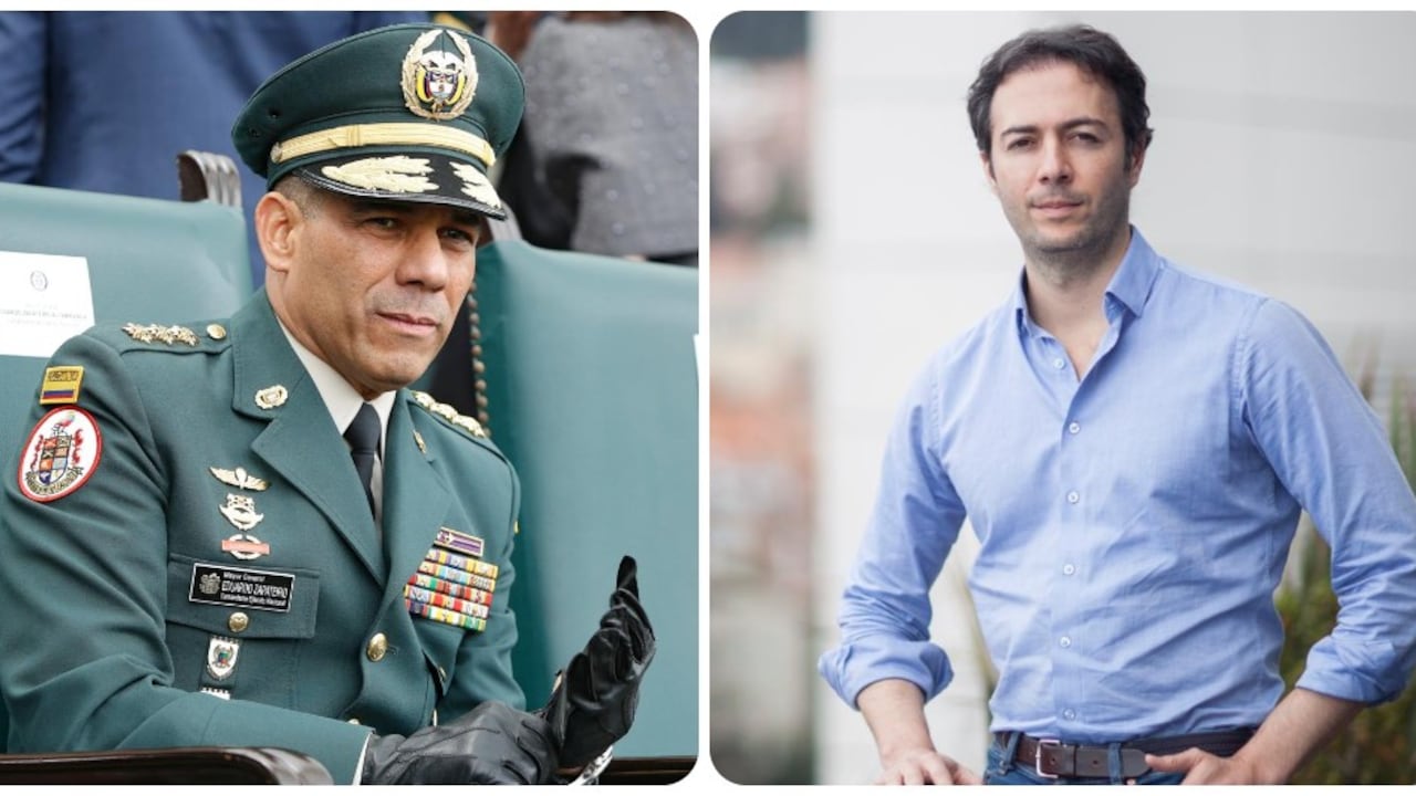 General Eduardo Zapateiro y el alcalde Daniel Quintero