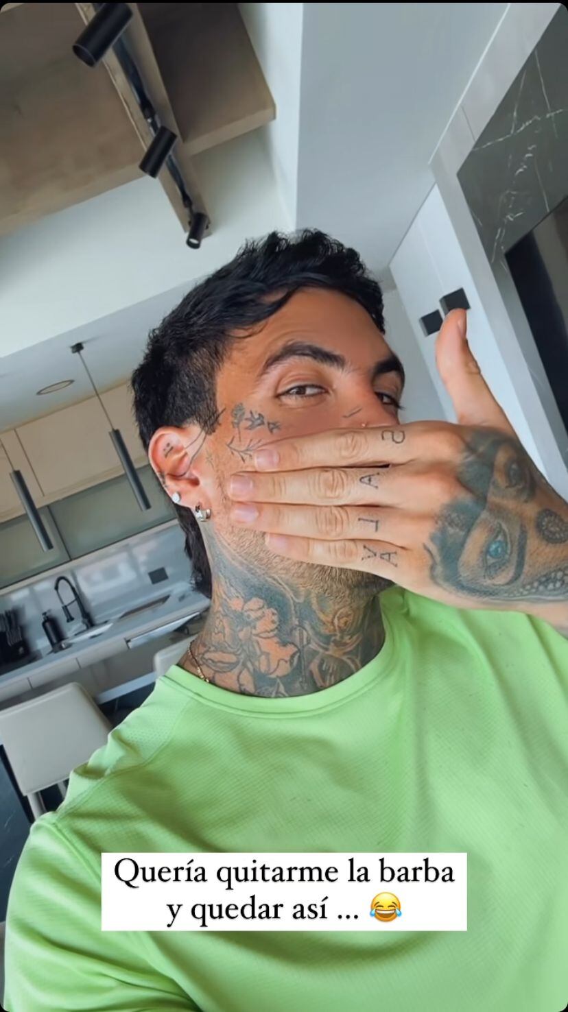 El deportista quiso probar un look diferente y el resultado sorprendió.