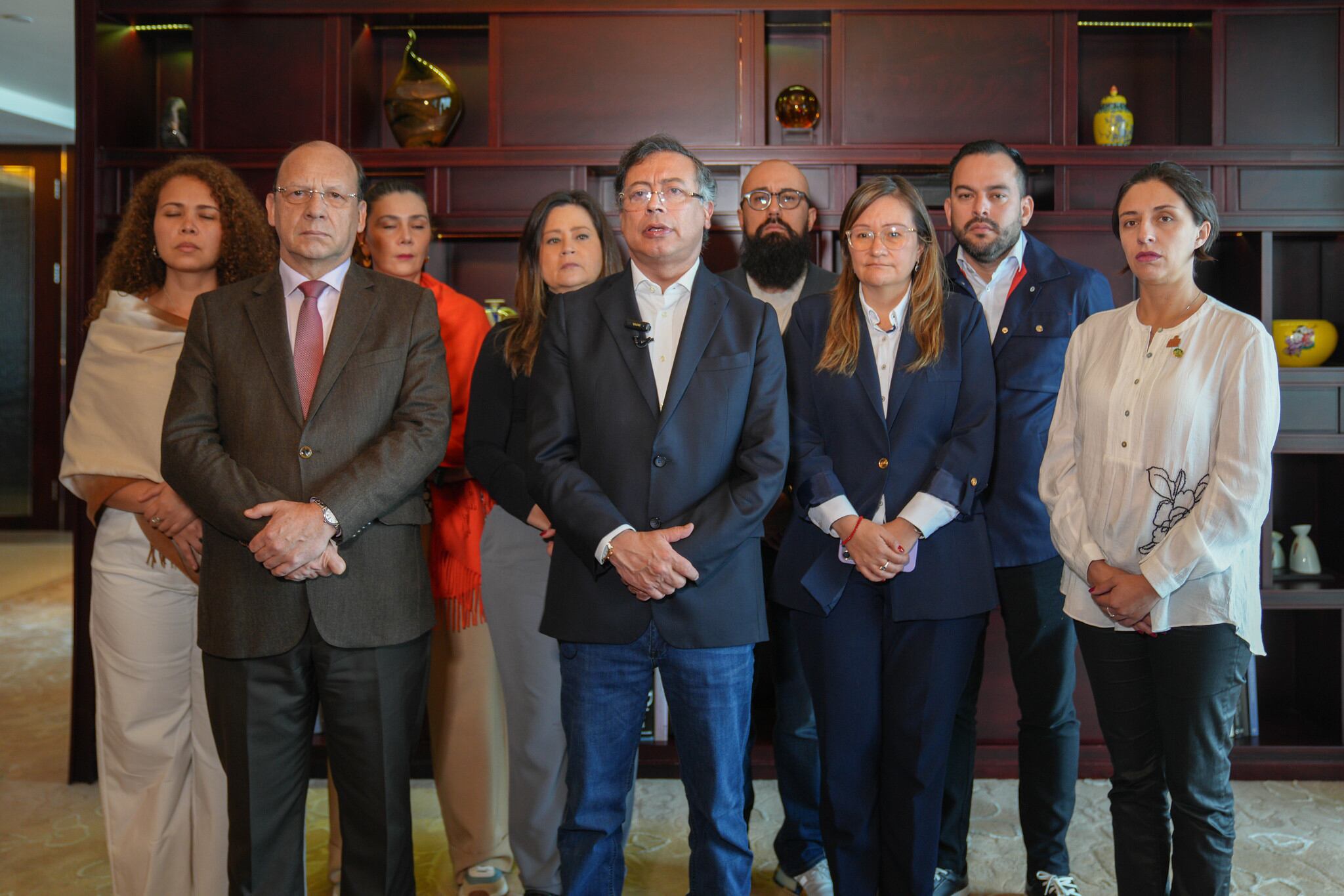 El presidente Petro se pronunció luego de que el Senado rechazara la consulta popular.