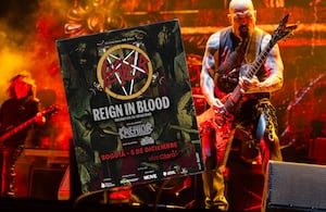 Los seguidores de Slayer están entre los más apasionados de la jungla vasta del metal. El encuentro de ambas fuerzas se presta para un ritual único. Foto: Barry Brecheisen/WireImage