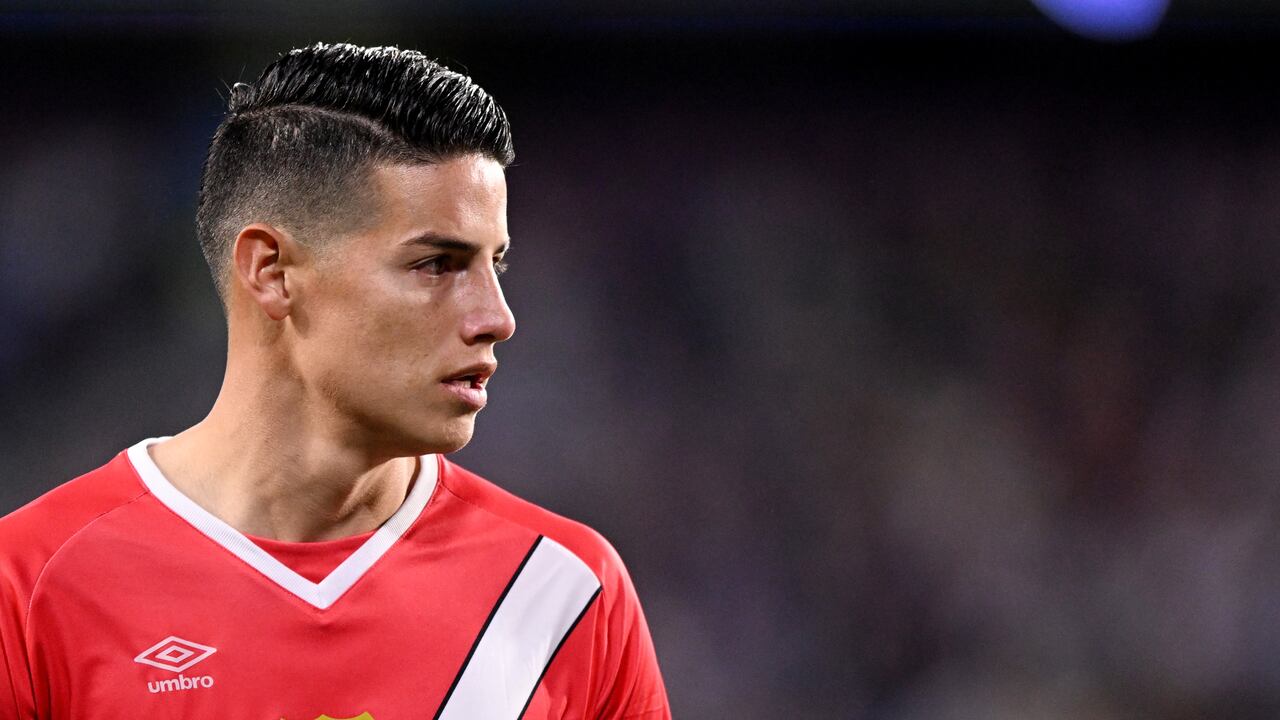 VALLADOLID, SPAIN - OCTOBER 5: James Rodriguez of Rayo Vallecano during the LaLiga EA Sports match between Real Valladolid v Rayo Vallecano at the Estadio Nuevo Jose Zorrilla on October 5, 2024 in Valladolid Spain (Photo by Cesar Ortiz/Soccrates/Getty Images)