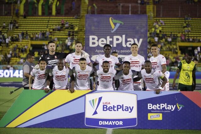 Once ideal de Santa Fe que empató con Huila por la fecha 19 de la Liga BetPlay 2023-ll.