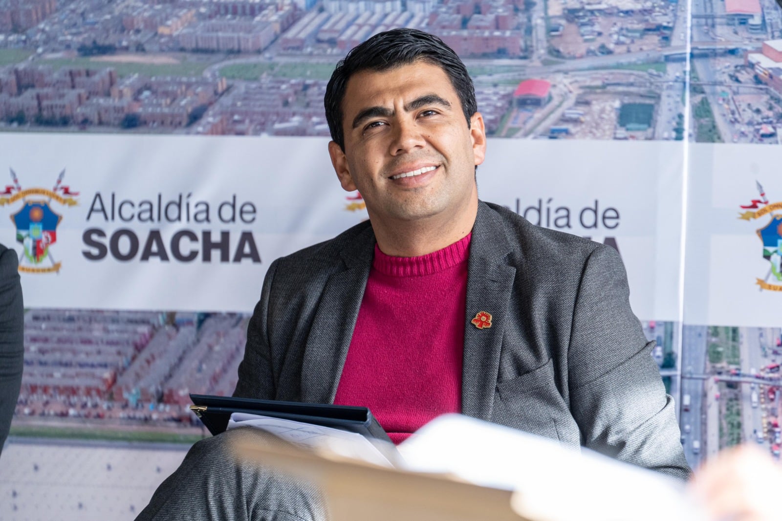 Alcalde de Soacha, Julián Sánchez.