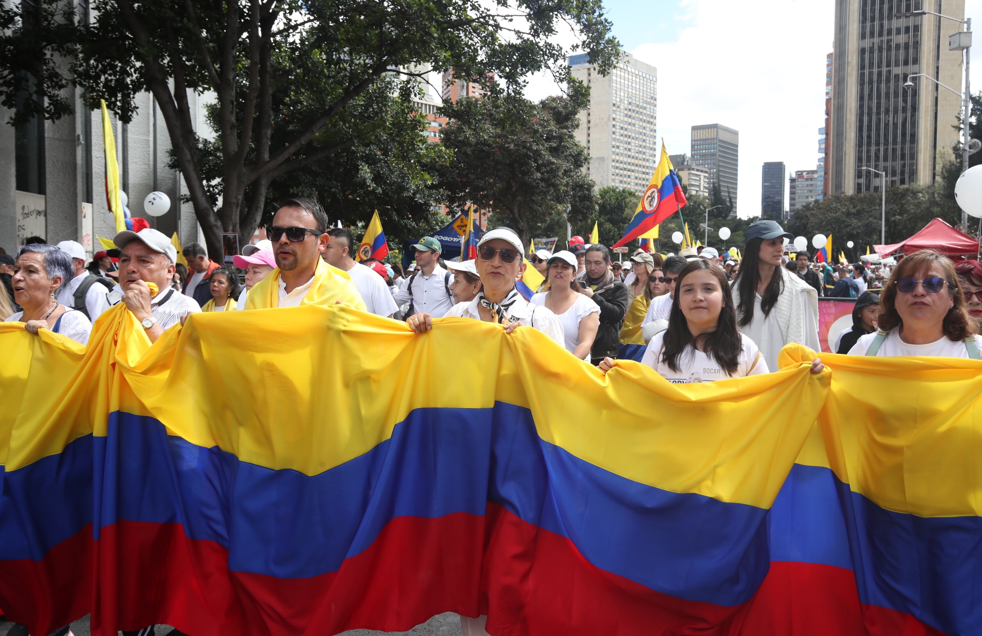 Marcha del silencio en Bogotá