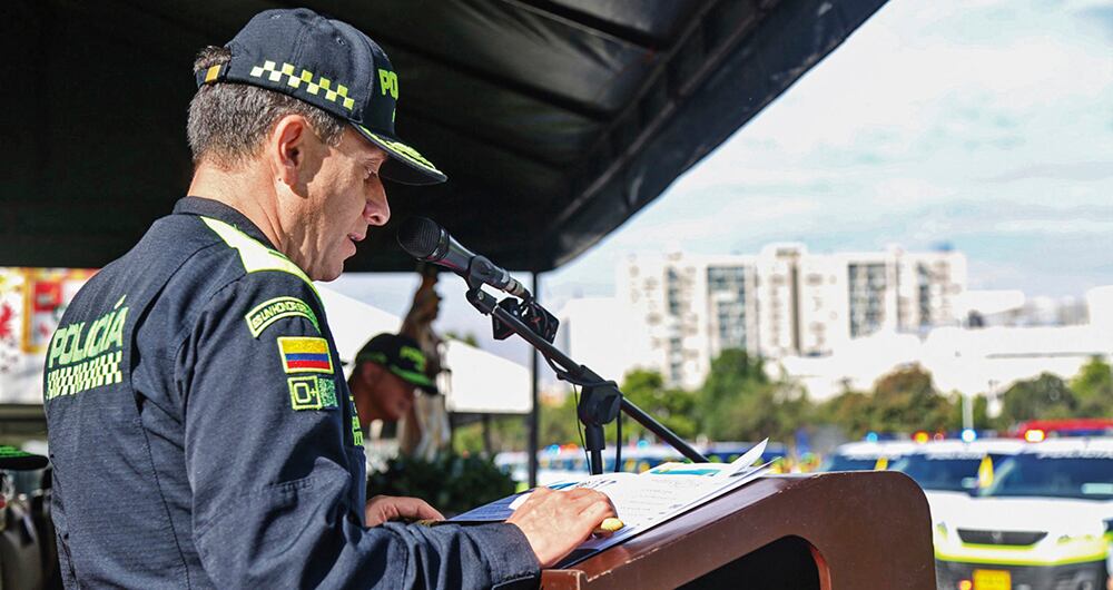 El general Henry Sanabria, director de la Policía.
