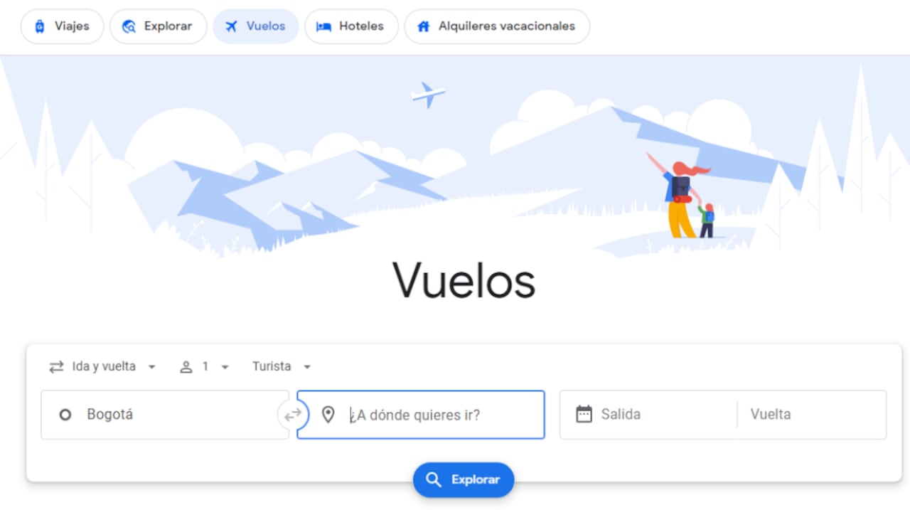 Google Travel es una herramienta que ayuda a encontrar tiquetes baratos