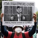 La marcha se realiza cada mes en México exigiendo castigo a los responsables. (Photo by CLAUDIO CRUZ / AFP)