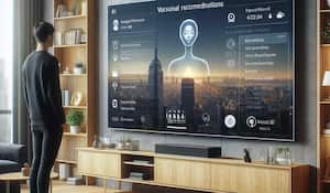 Los televisores con IA pueden optimizar en tiempo real la calidad de imagen de la pantalla.