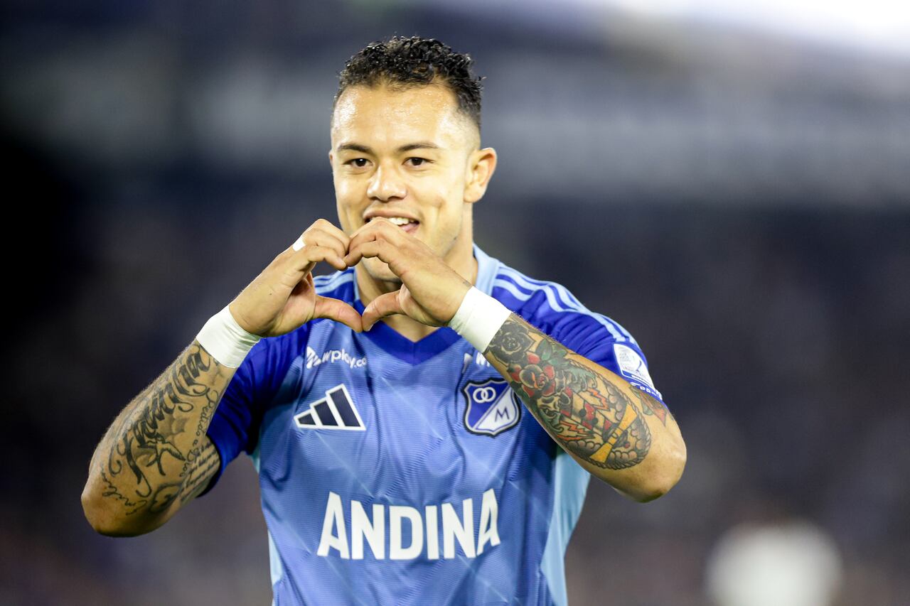 Bogotá. Febrero 08 de 2025. Millonarios enfrenta a La Equidad, por encuentro válido de la Liga BetPlay I 2025 de la fecha 3, en el estadio Nemesio Camacho El Campin. (Colprensa - Lina Gasca)