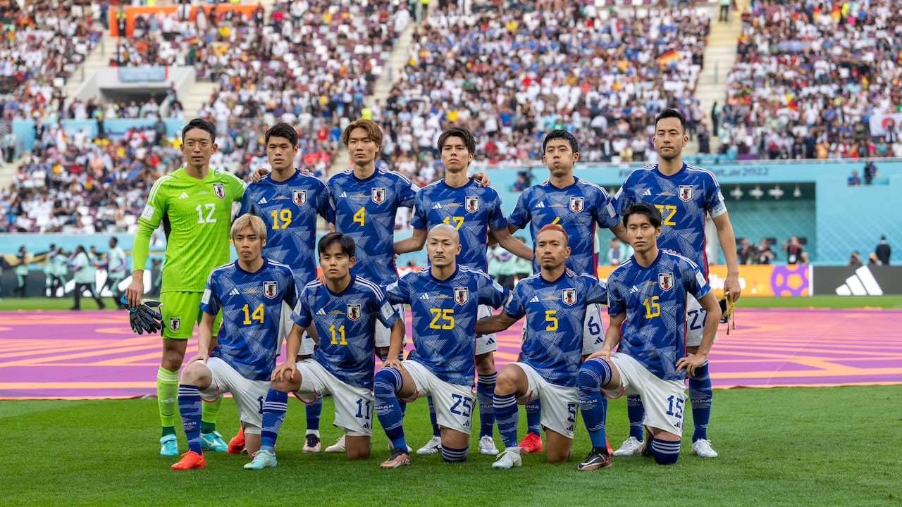 Selección Japón en Mundial de Qatar 2022.