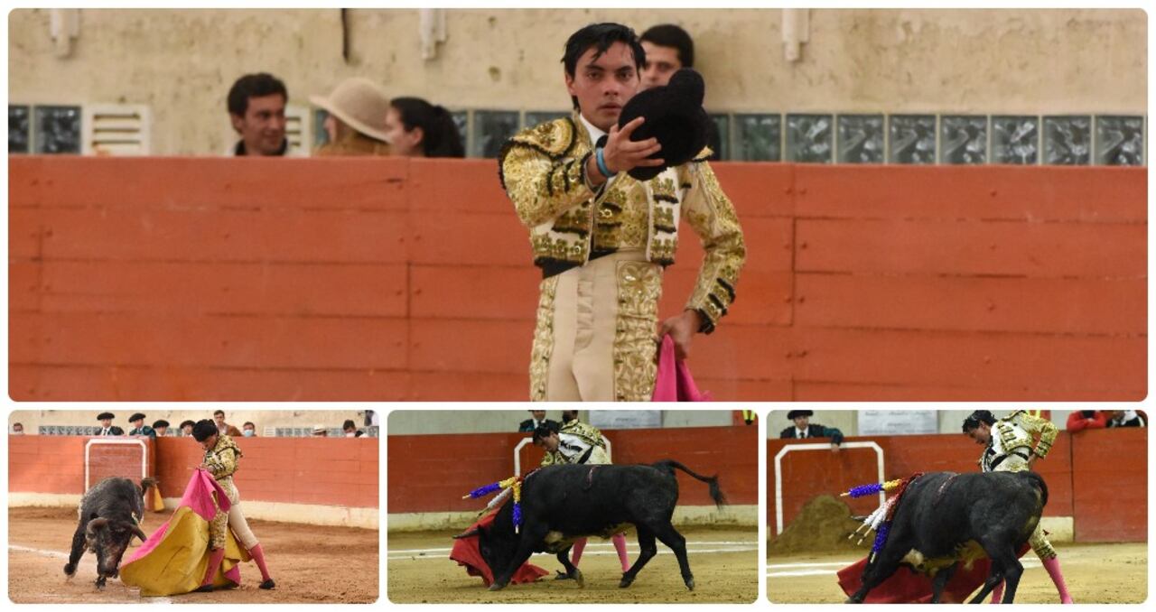 Joselito Castañeda, novillero de Bogotá. Puente Piedra, Bogotá, 22 de enero de 2022.