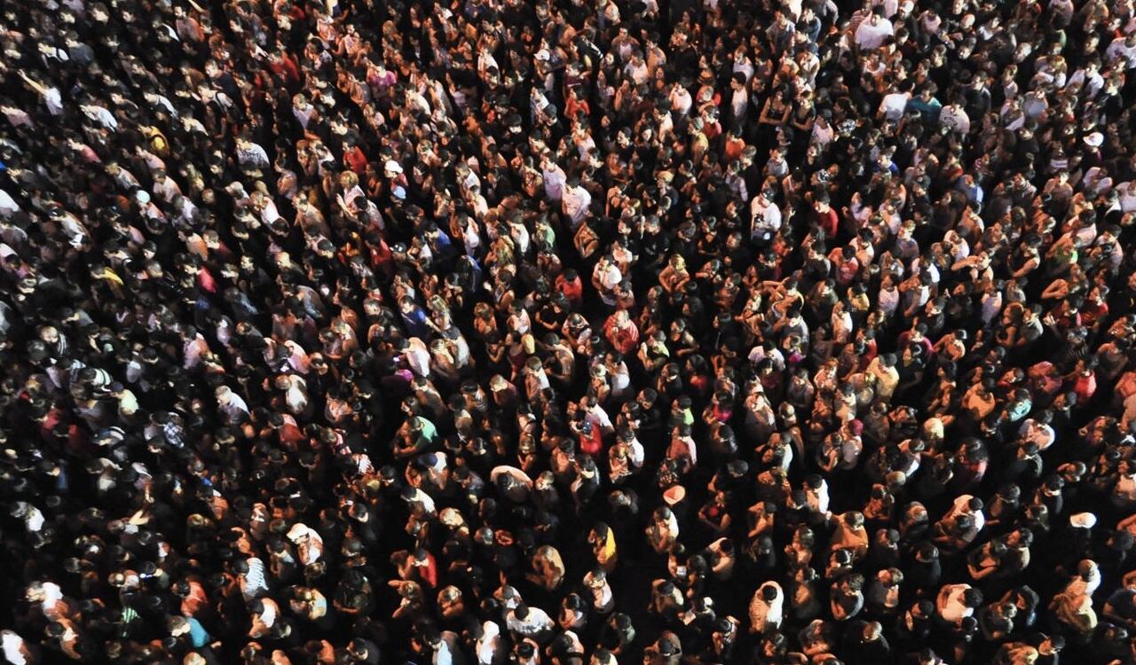 En el evento se encontraban cerca de 20 mil personas (imagen de referencia)