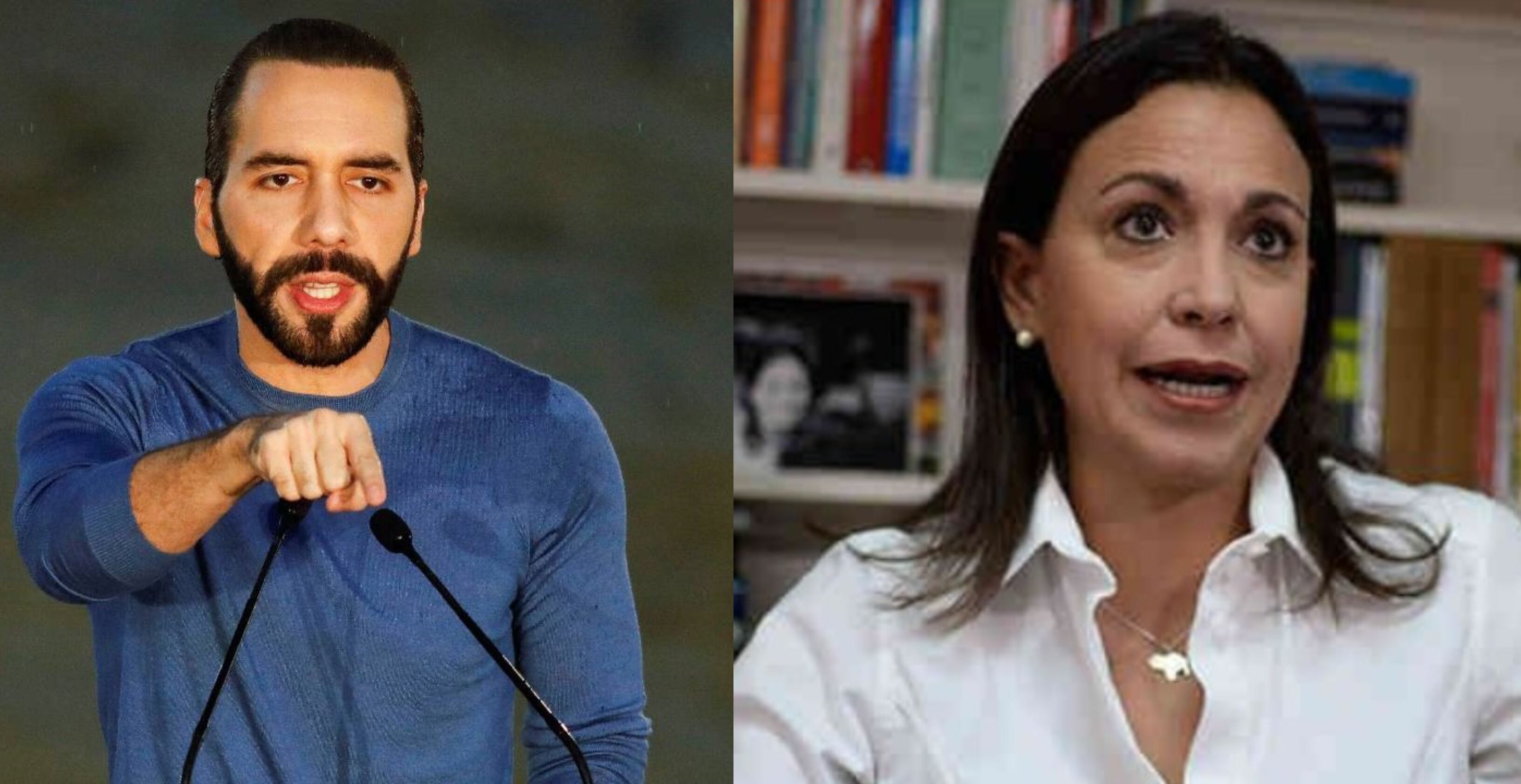 Corina Machado da su opinión con respecto al presidente Nayib Bukele