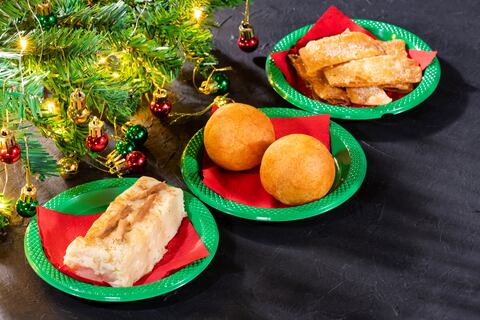 Comida navideña para las novenas